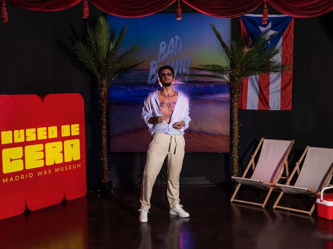 La figura de Bad Bunny en el Museo de Cera de Madrid (Museo de Cera)