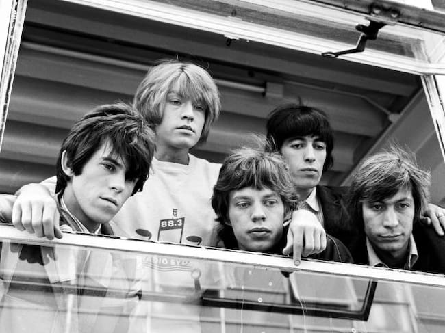 The Rolling Stones en los estudios Granada T.V de Manchester.
