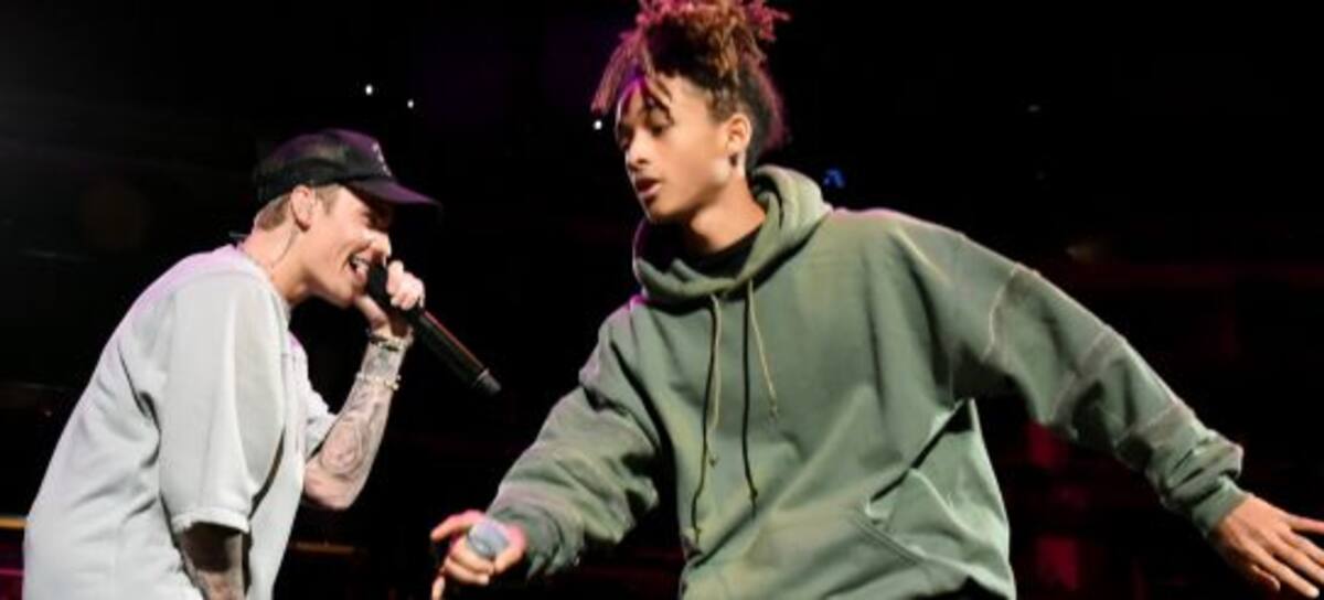 Justin Bieber cantó con Jaden Smith