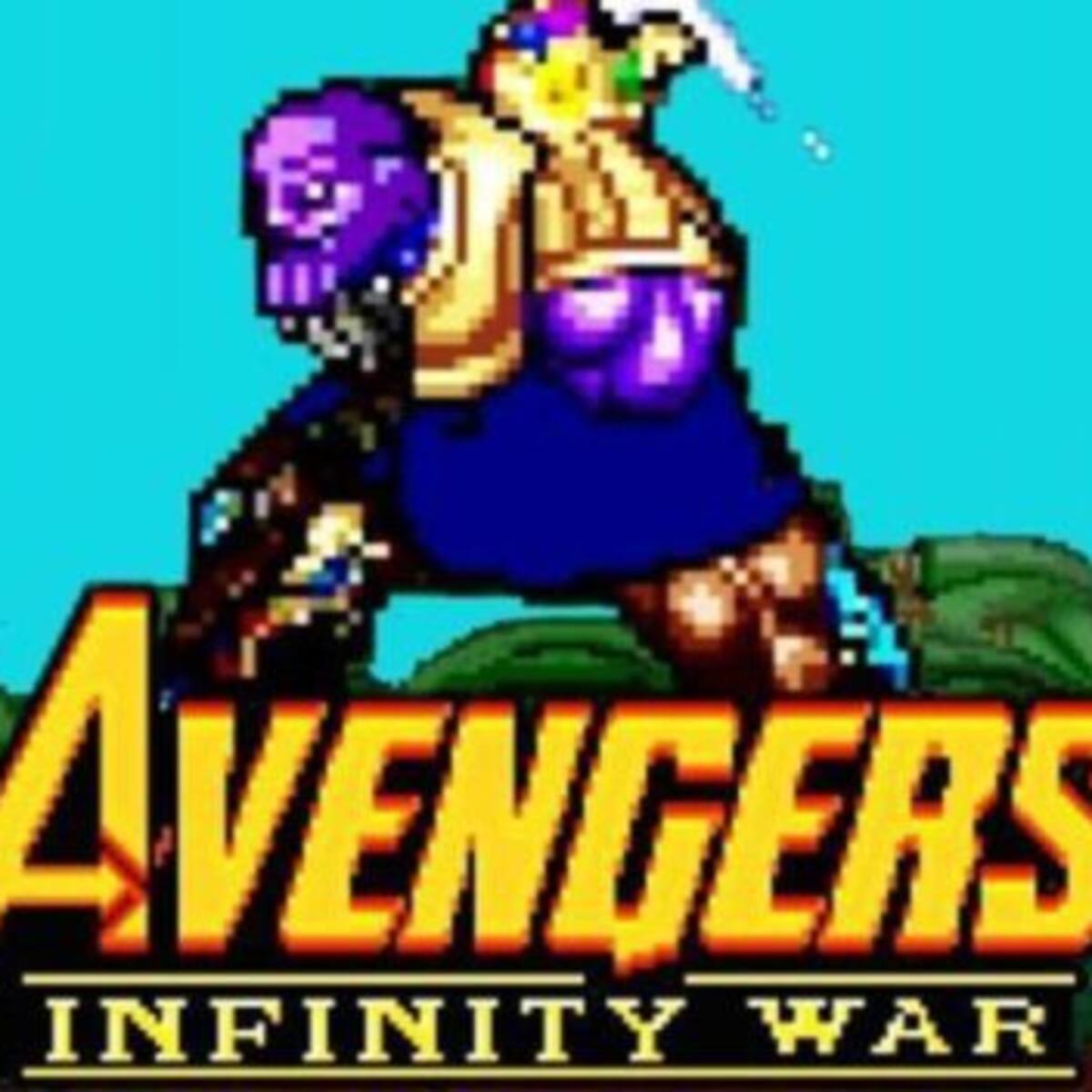 Así sería la secuencia final de Avengers: Infinity War en 16 bits