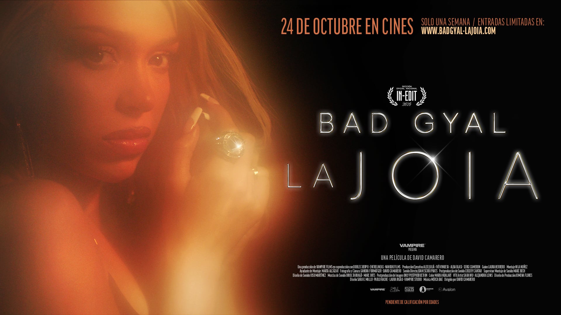 El cartel oficial de &#039;La Joia: Bad Gyal&#039;. / Avalon