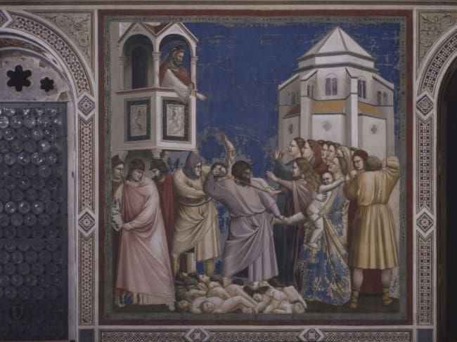 &#039;La masacre de los inocentes&#039;, de Giotto (1303-1305)