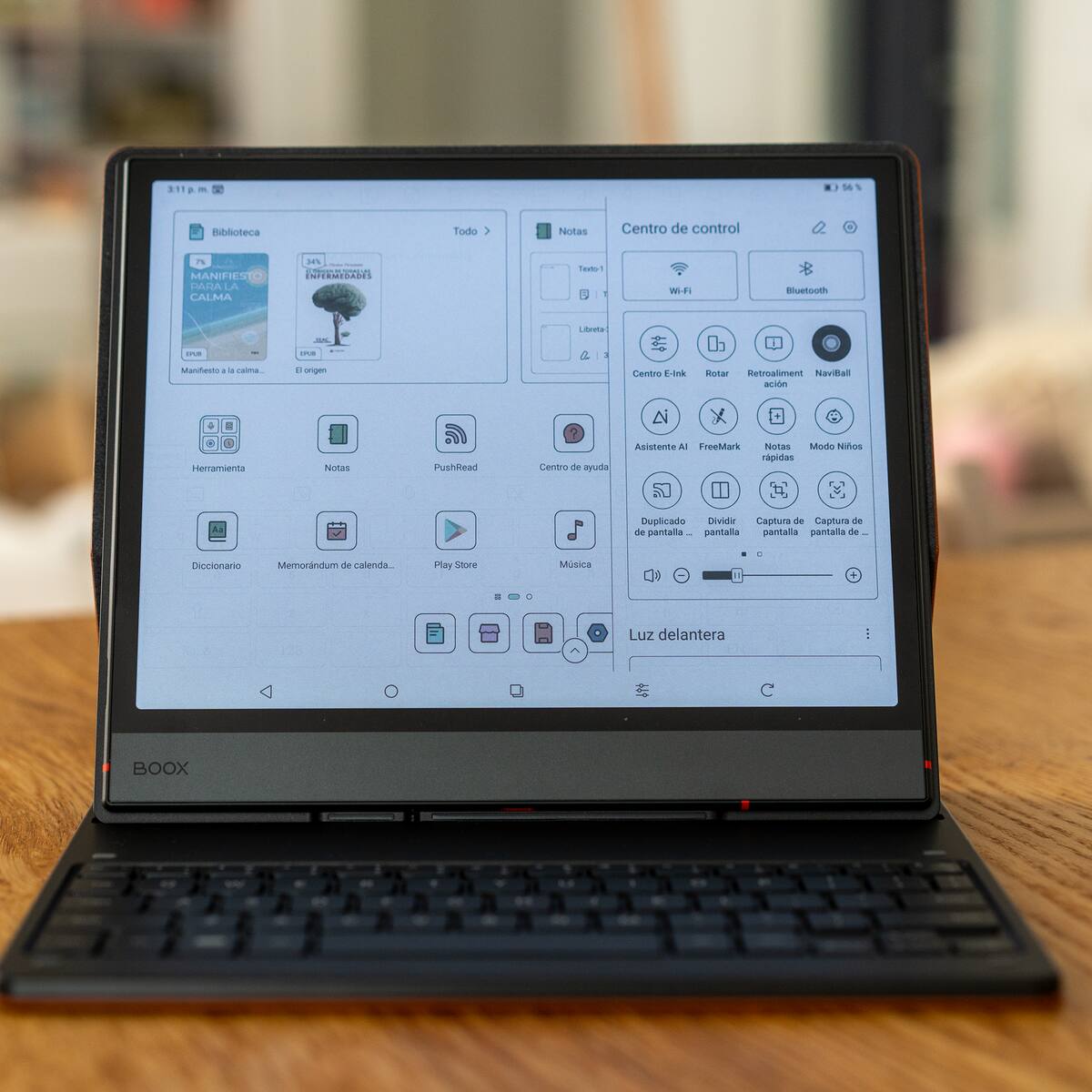 La BOOX Note Air 5C ahora tiene teclado (y eso lo cambia todo)