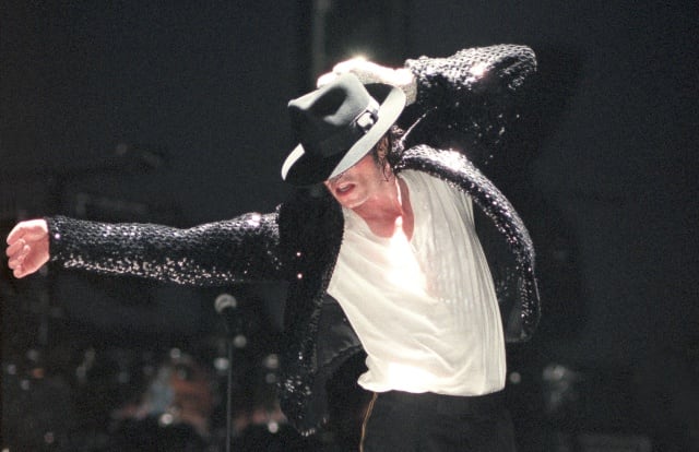 Michael Jackson, durante un show en 1996.