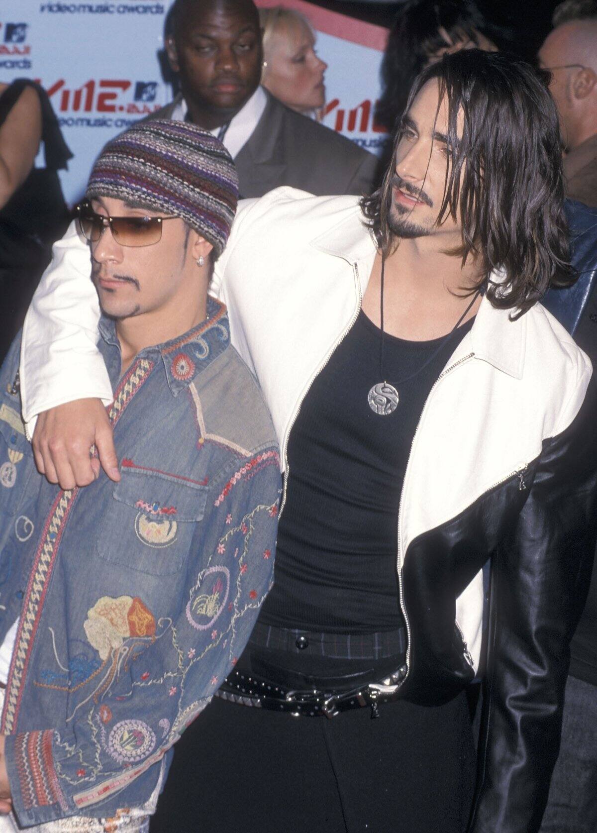 Pelos largos en los Backstreet Boys