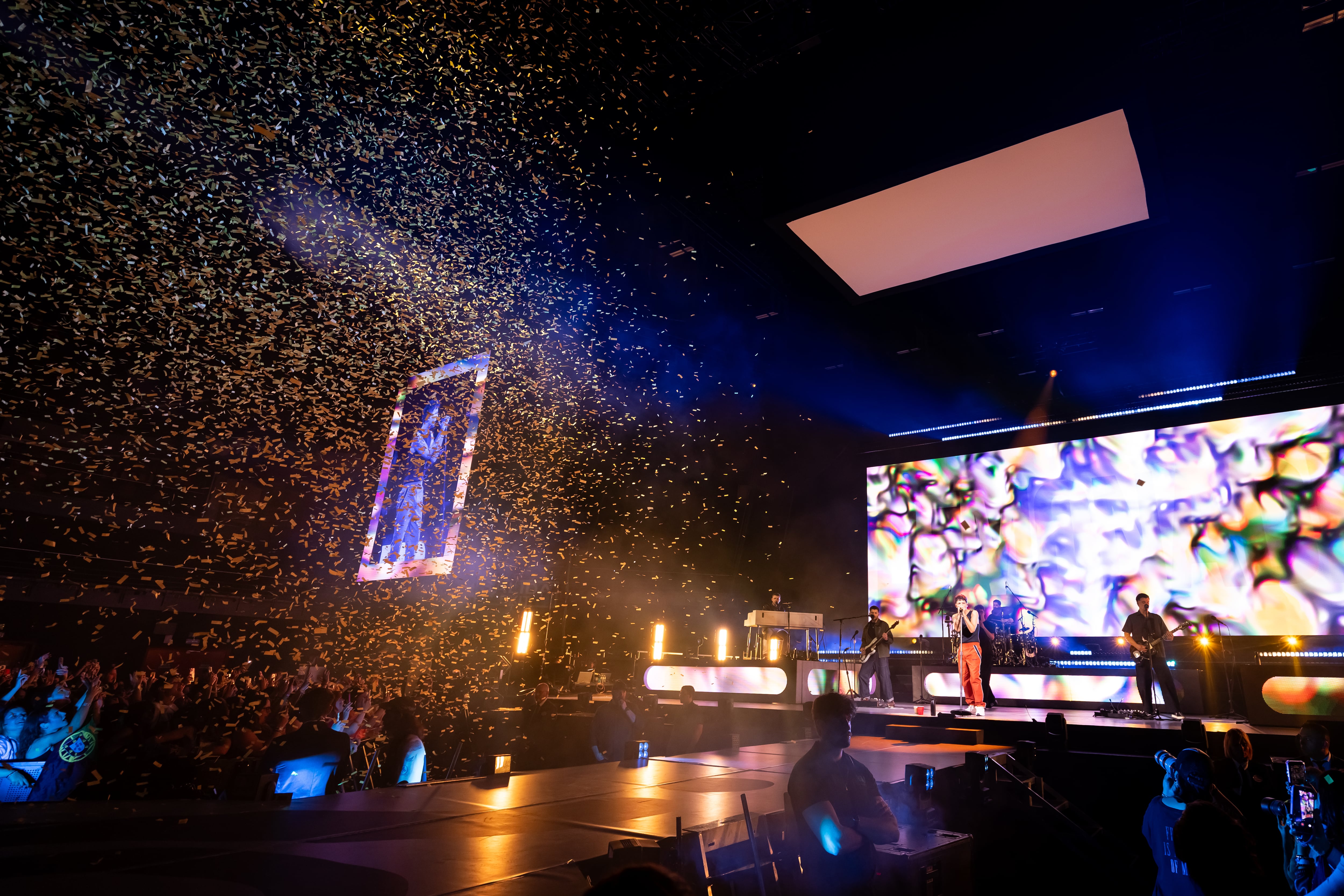 Louis Tomlinson en su concierto en el Movistar Arena de Madrid.