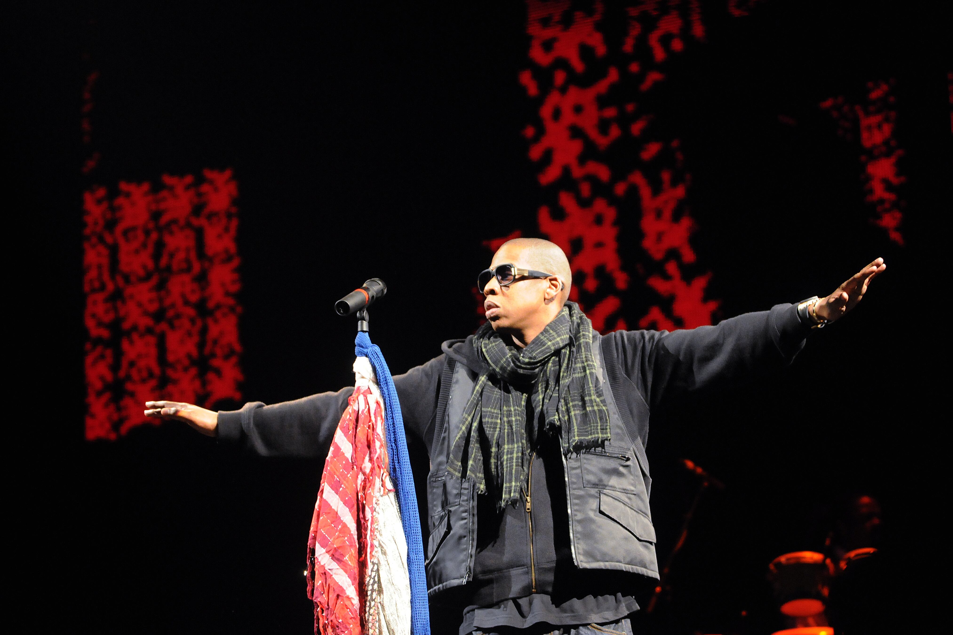 Jay-Z, en Glastonbury 2008.