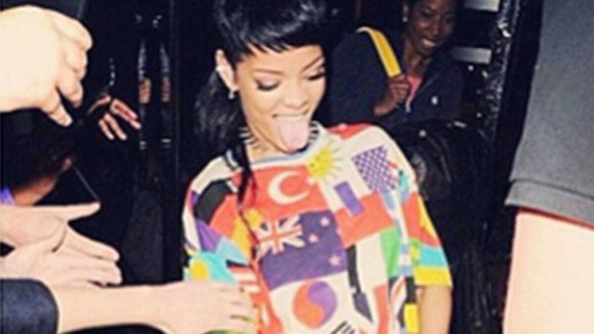 Se emocionó Rihanna