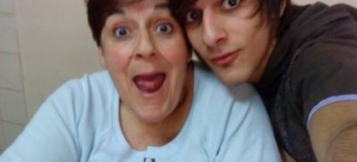Agustín y su mamá