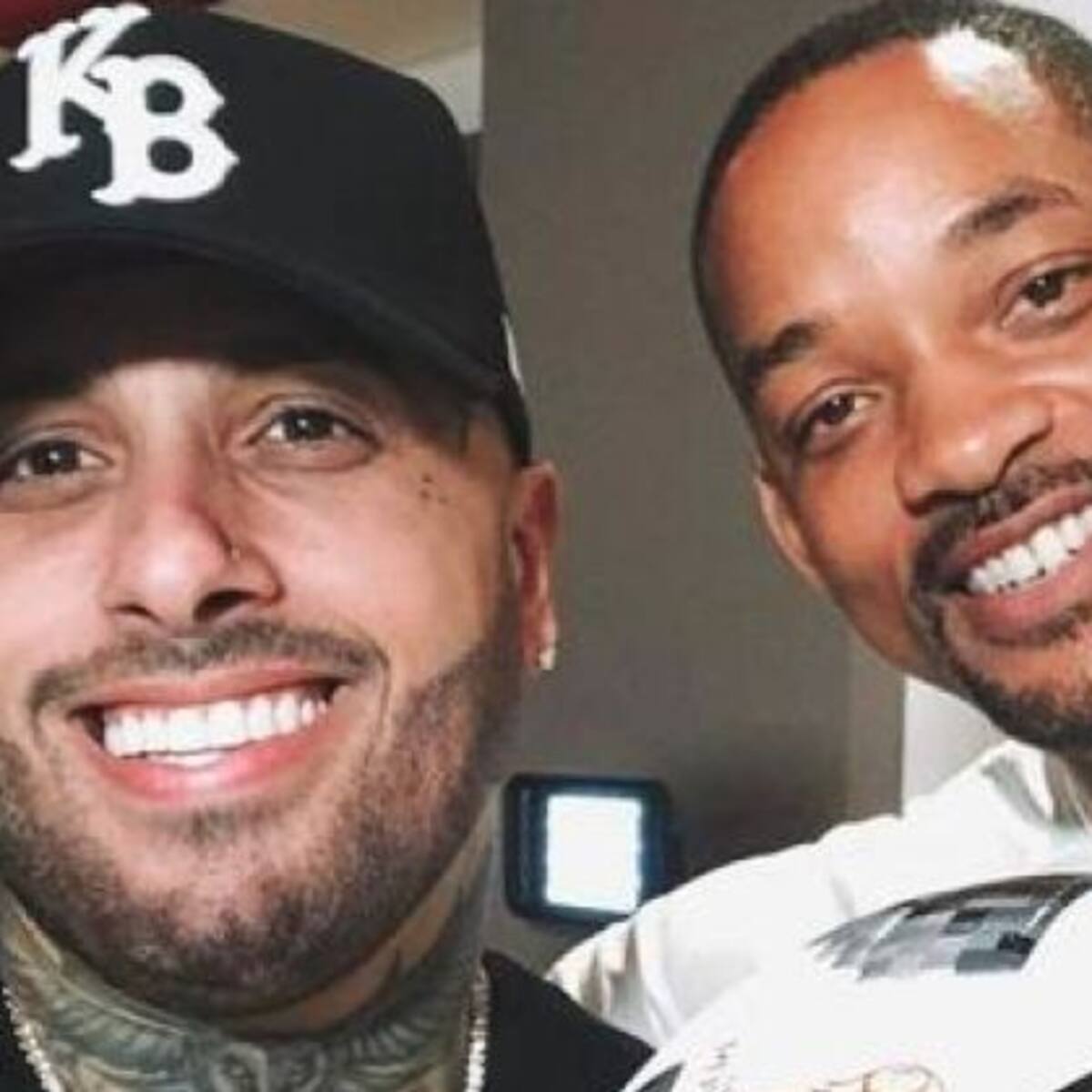 Nicky Jam graba canción del mundial junto a Will Smith