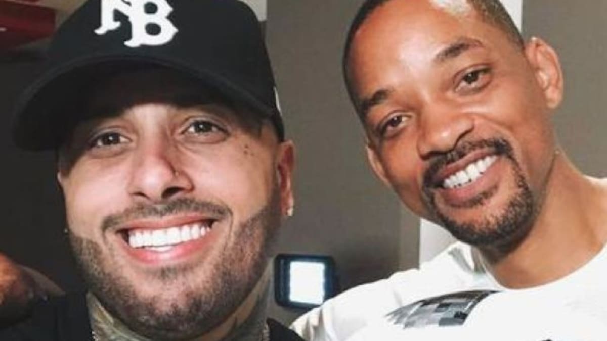 Nicky Jam graba canción del mundial junto a Will Smith