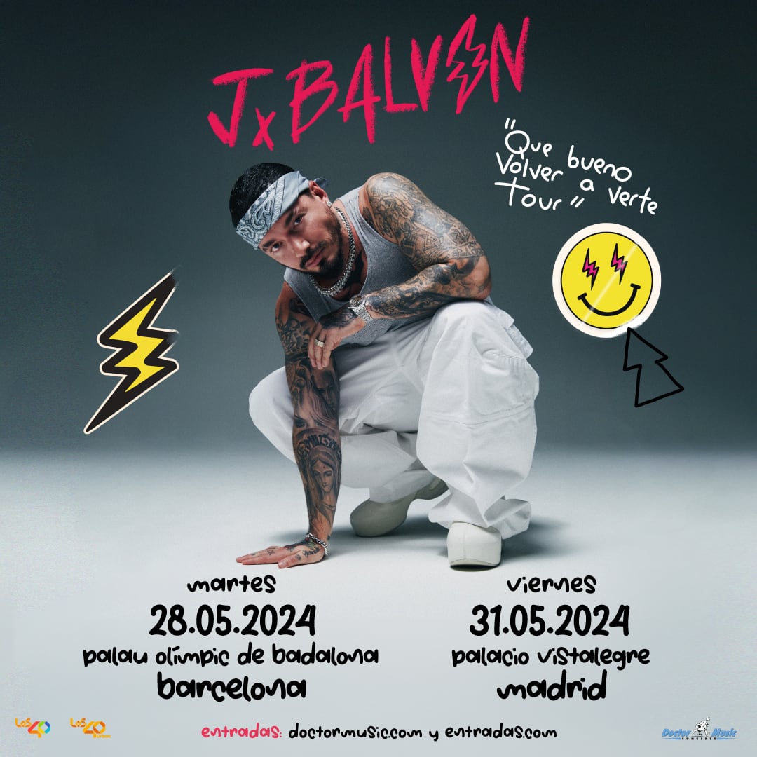 J Balvin en Madrid y Barcelona en 2024