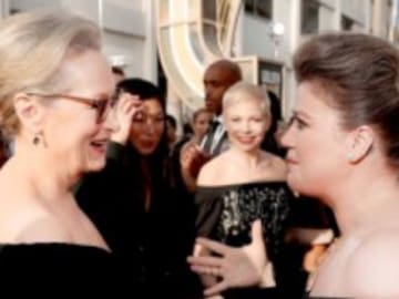 Así reaccionó Kelly Clarkson al conocer a Meryl Streep