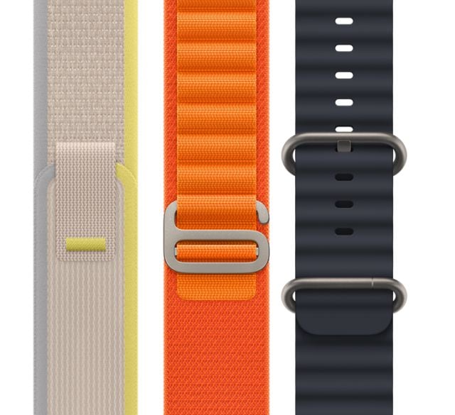 Las nuevas correas para el Apple Watch Ultra.