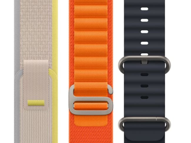 Las nuevas correas para el Apple Watch Ultra.