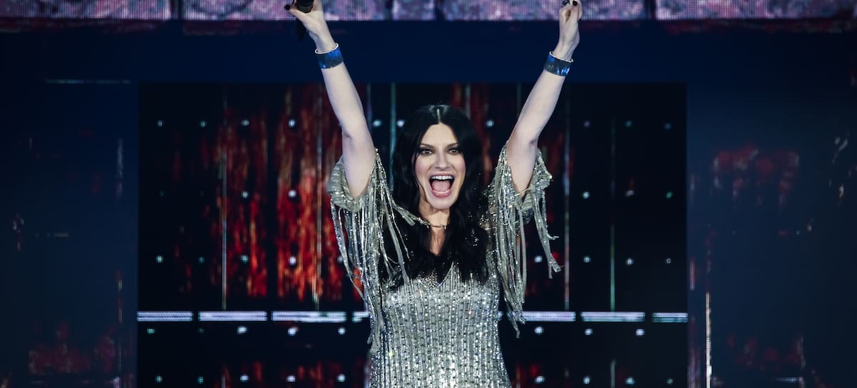 Laura Pausini en concierto.