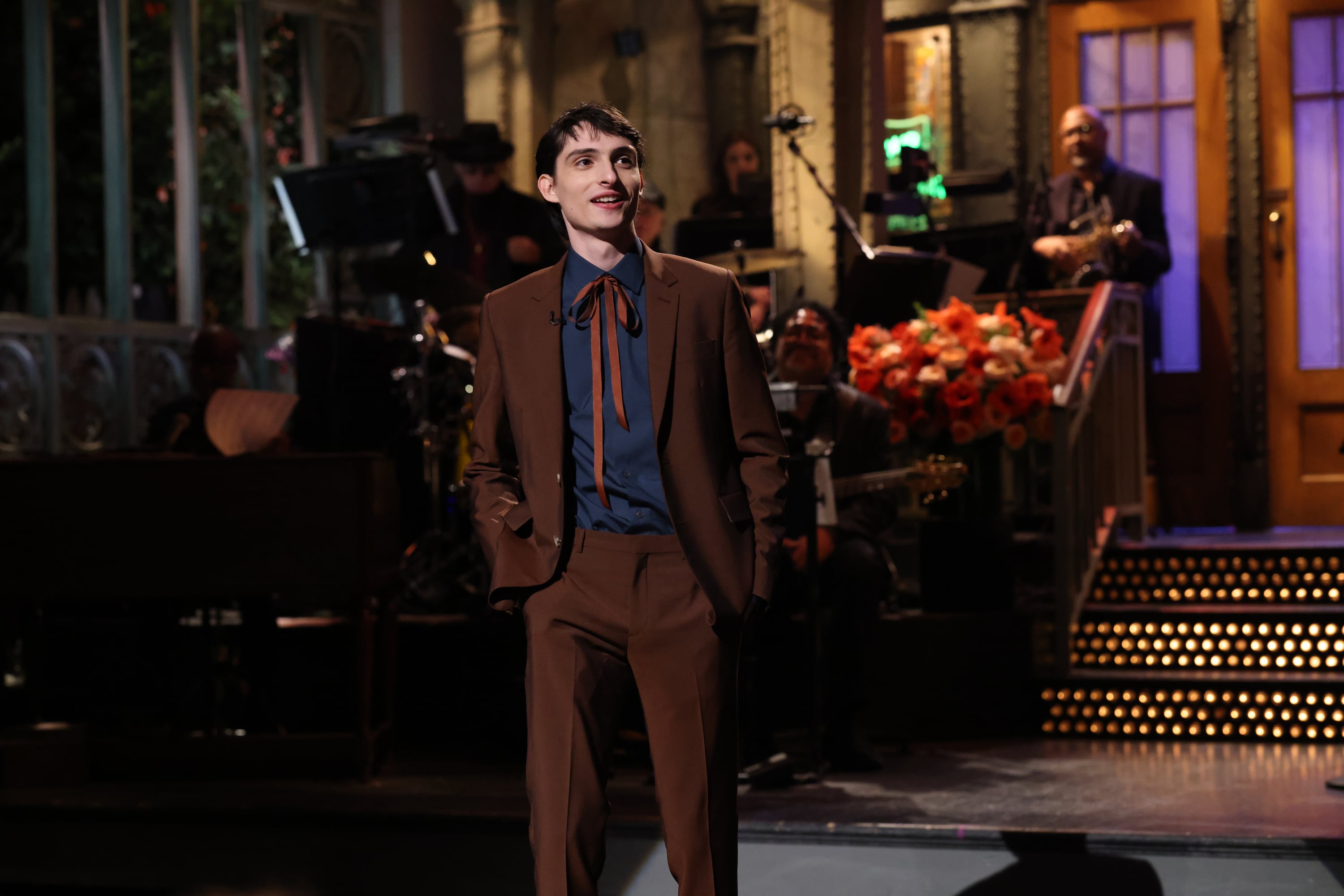 Finn Wolfhard en su monólogo como presentador de Saturday Night Live.