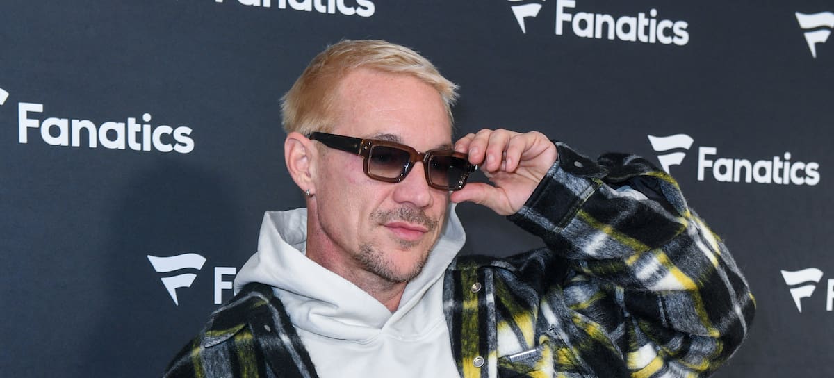 Diplo en la fiesta de la Super Bowl de Bad Bunny, febrero de 2026.
