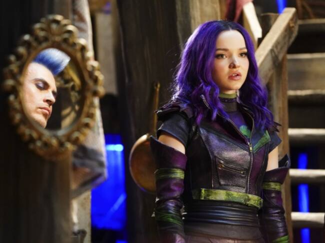 Dove Cameron en el rodaje de 'Descendientes'