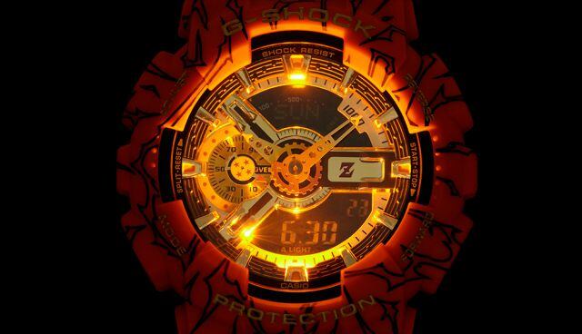 Casio G-Shock Dragon Ball Z luz led