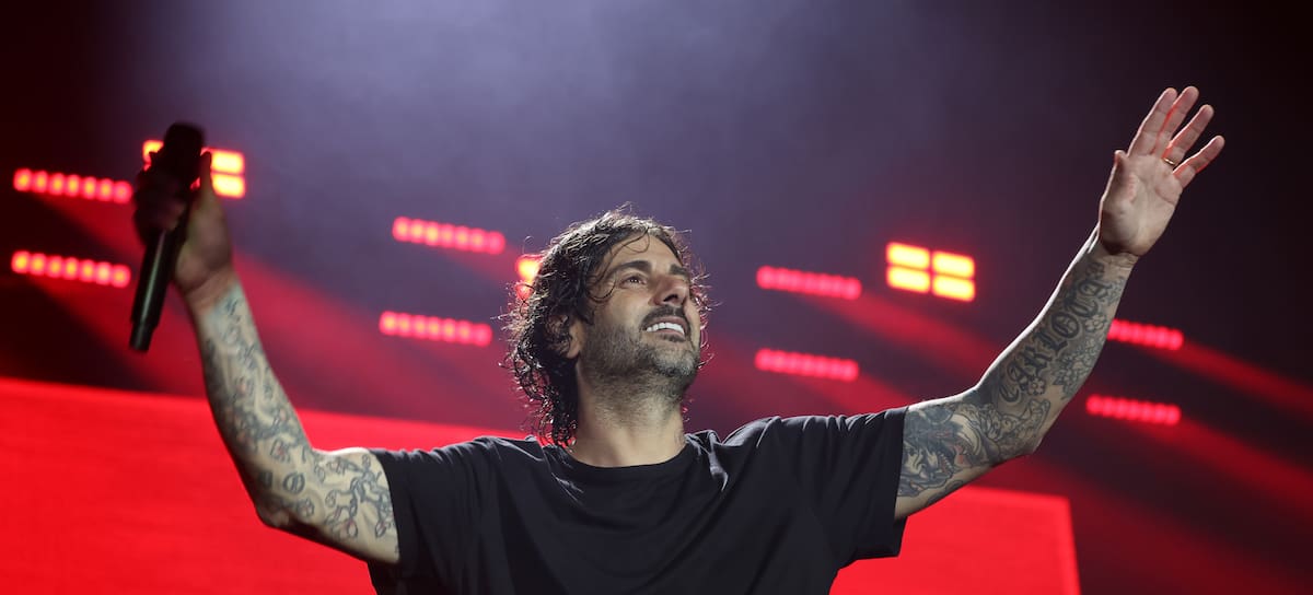 Melendi, en uno de los conciertos de su 'Gira 20 años 2025'.