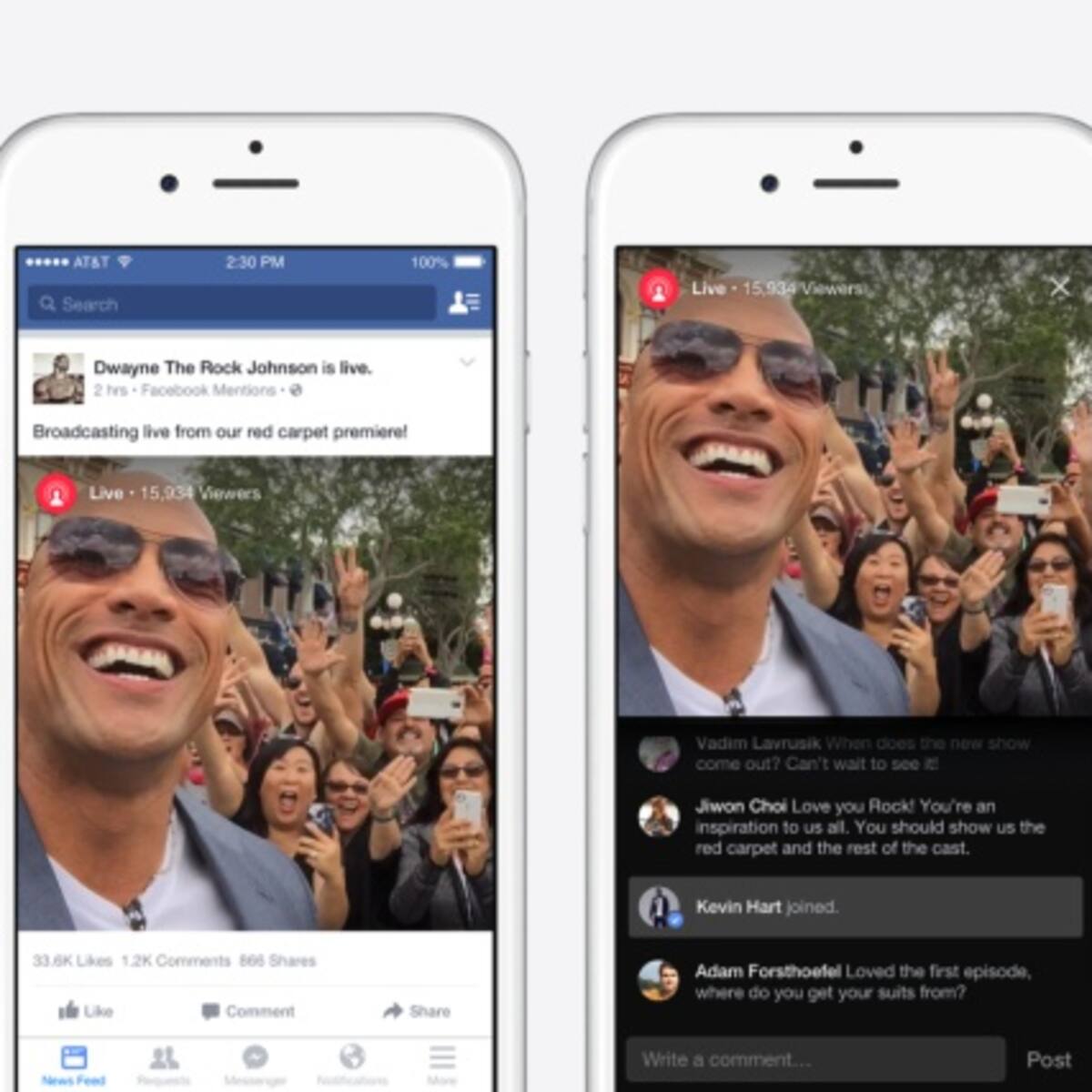 Llegó "Live" a Facebook