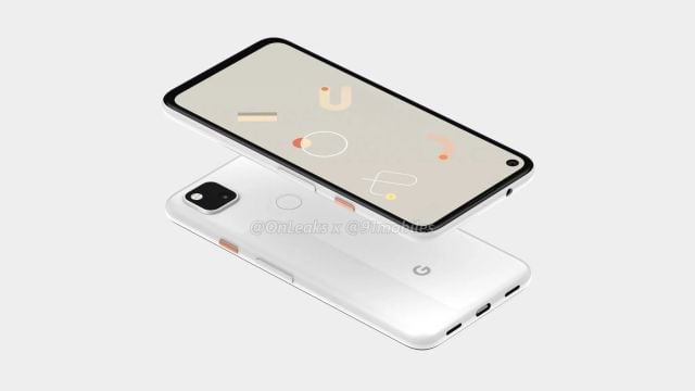 Renders del Pixel 4a de Google