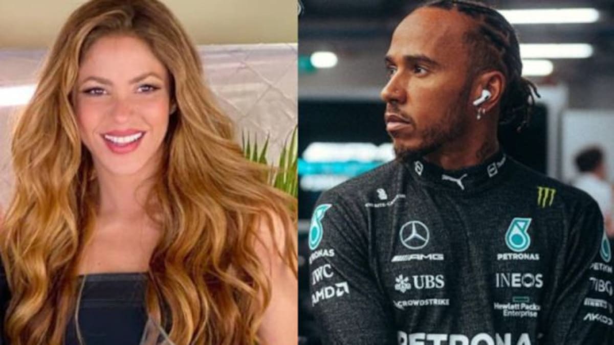 Capturan de nuevo a Shakira junto a piloto de la F1 Lewis Hamilton