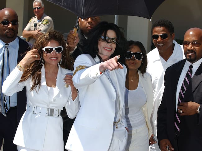 LaToya, Michael y Janet Jackson, en 2005