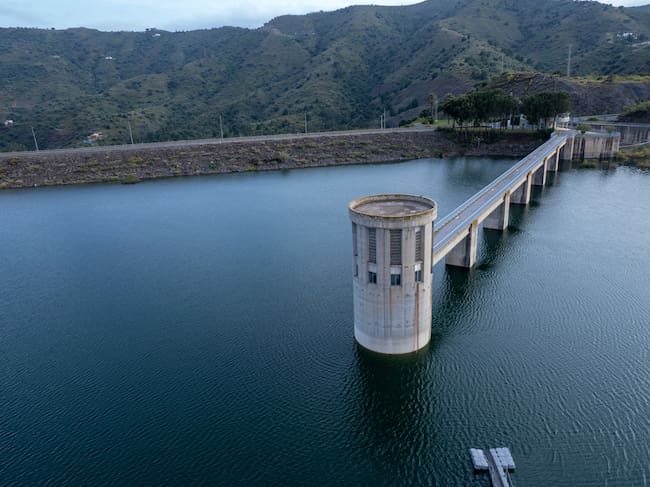 Embalse de Viñuela, en Málaga.