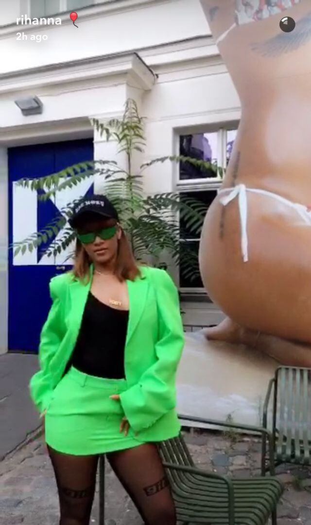 La estatua gigante de Rihanna en Berlín