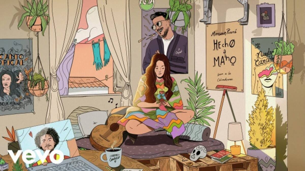 Monsieur Periné junto Pedro Capó en "Mundo Paralelo"