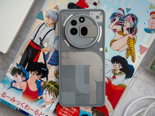 Un teléfono con un diseño muy especial.