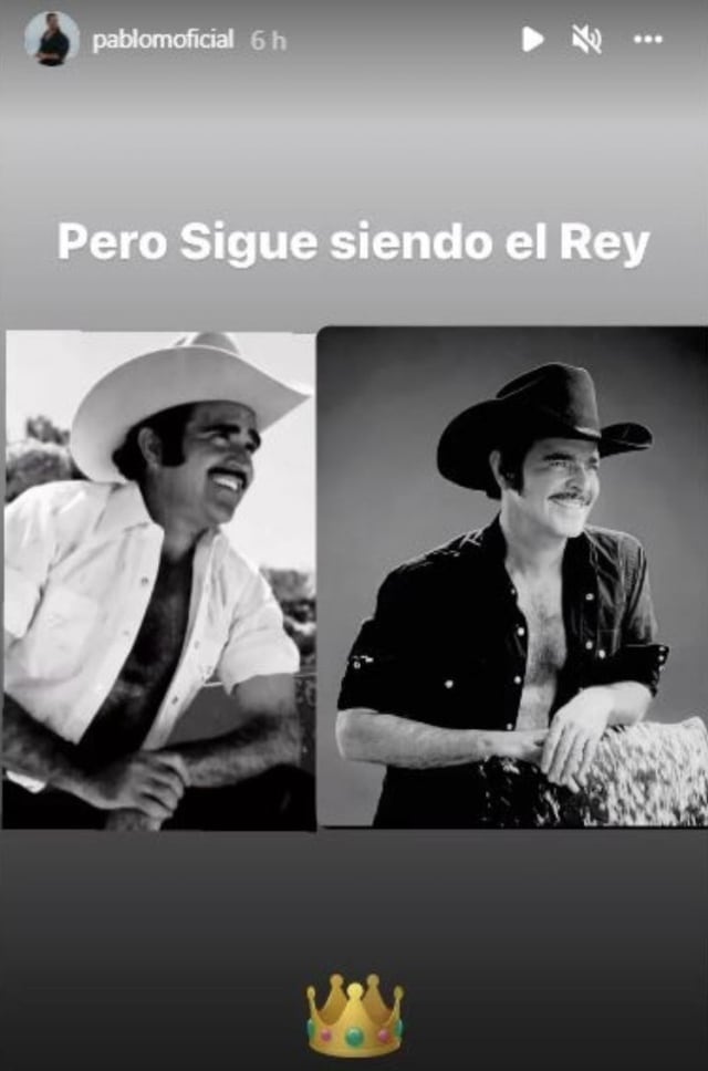 Pablo Montero comparte primera foto como Vicente Fernandez