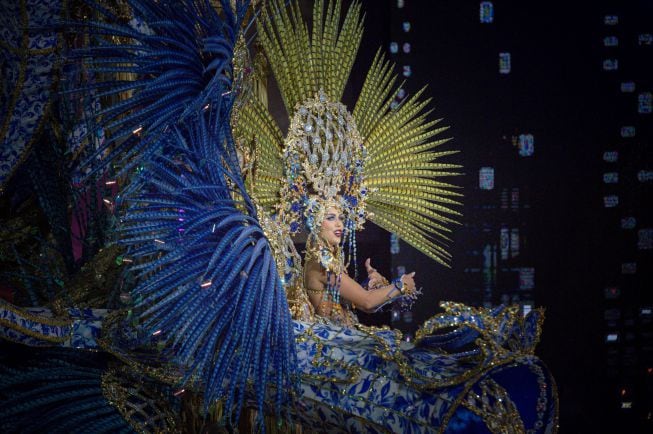 Adriana Peña Fumero, reina del Carnaval de Santa Cruz de Tenerife de 2023.