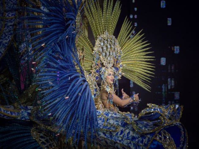 Adriana Peña Fumero, reina del Carnaval de Santa Cruz de Tenerife de 2023.