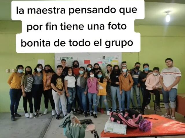 Alumnos le hacen broma pesada a maestra en TikTok