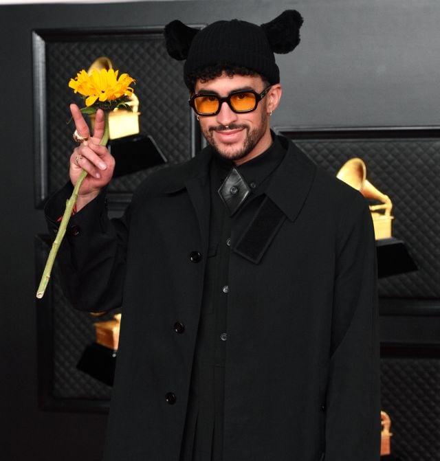 Bad Bunny, en la alfombra roja de los Grammy 2021