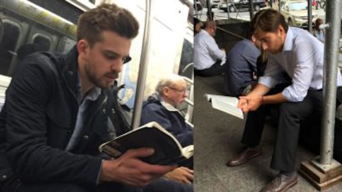'Hot Dudes Reading' la nueva tendencia en redes