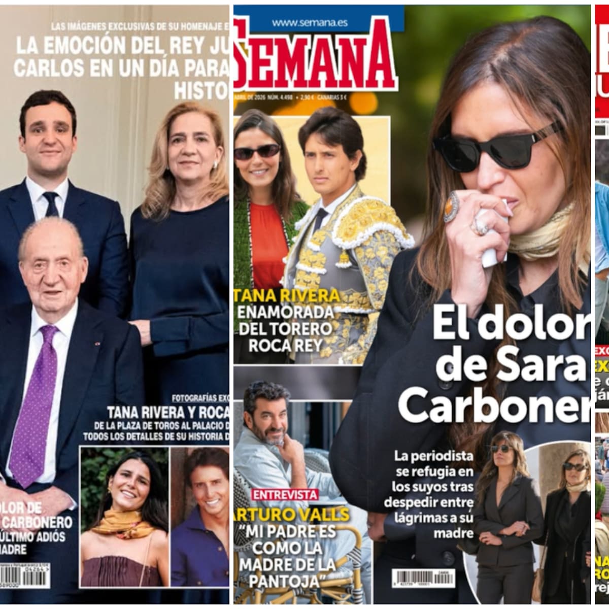 El dolor de Sara Carbonero y la confesión de Shakira: las portadas del corazón del 15 de abril 2026