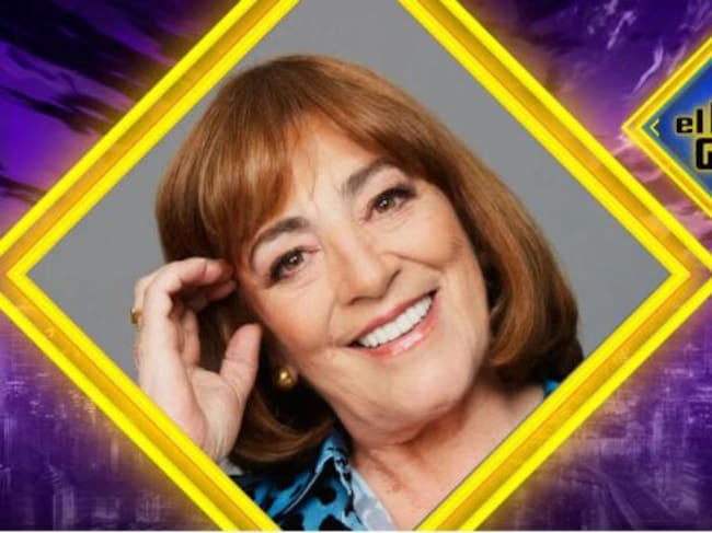 La actriz Carmen Maura en el plató de 'El Hormiguero'.