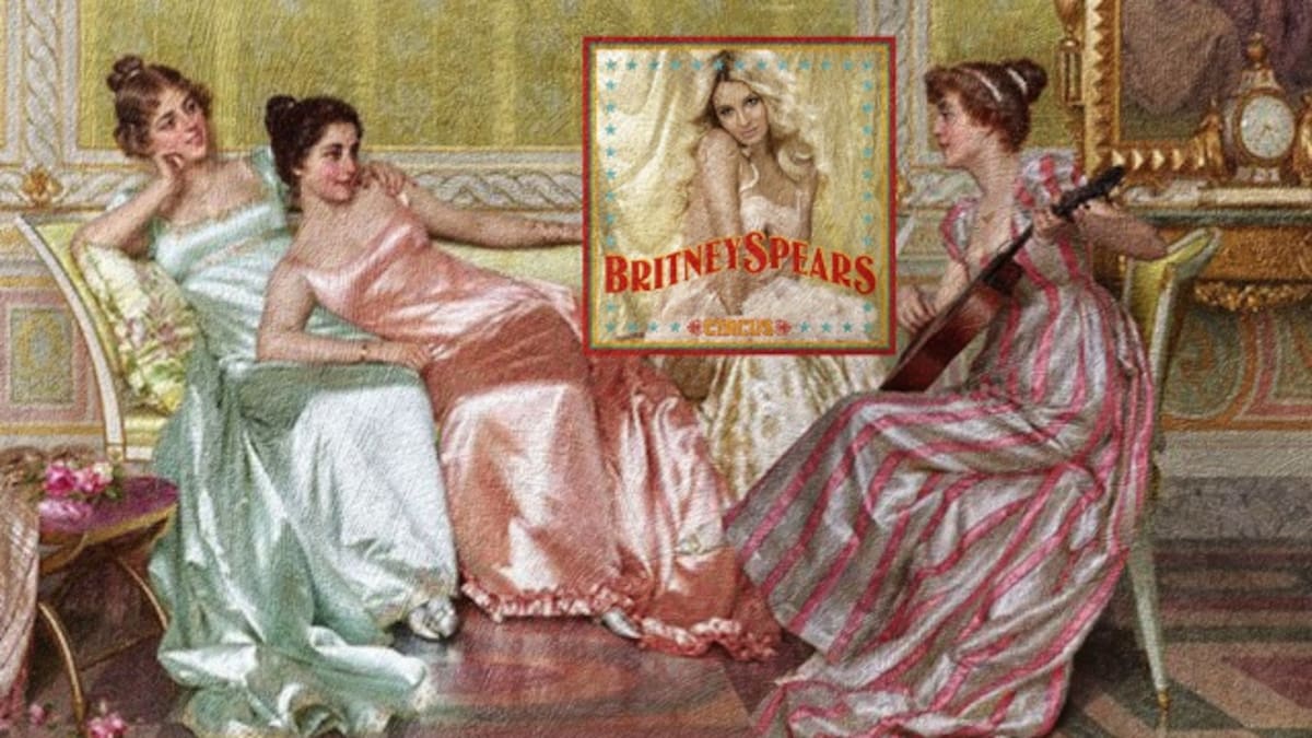 ¿Qué hace la cara de Britney Spears en un cuadro del siglo XIX?