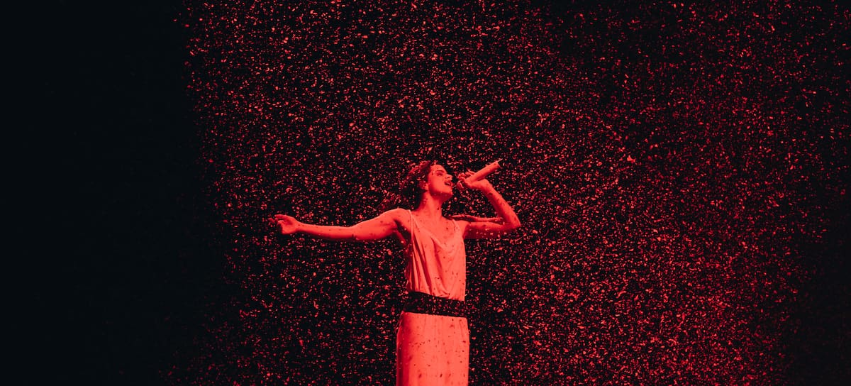 Rosalía en su último concierto de 'LUX Tour' en Madrid, abril de 2026.