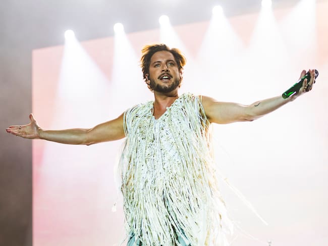 Manuel Carrasco en su último concierto en el Movistar Arena.