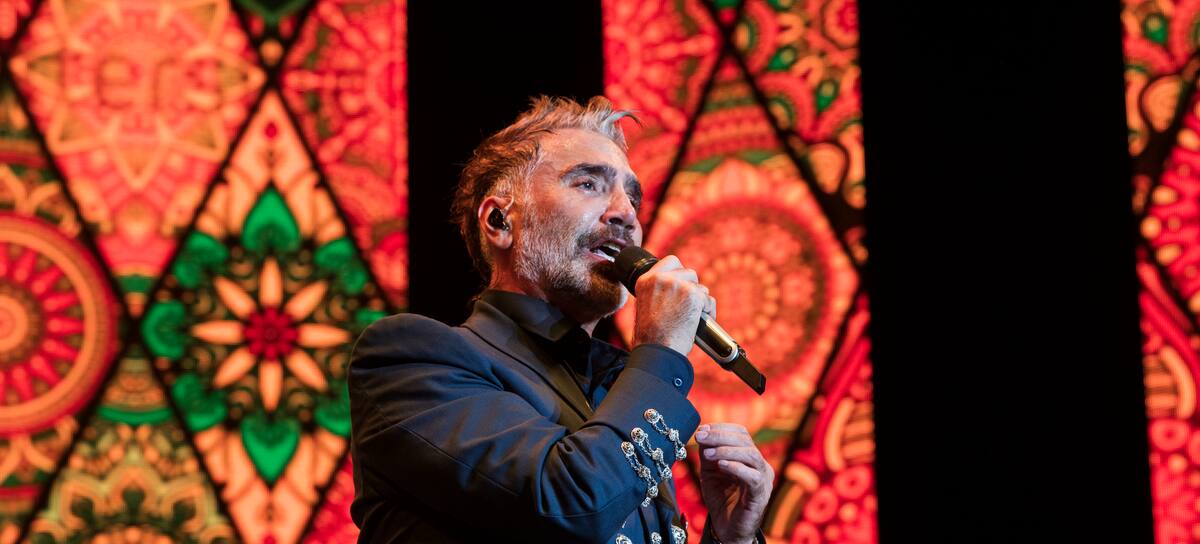Alejandro Fernández en un concierto en Barcelona en junio de 2023.