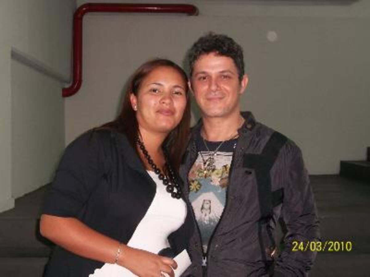 Oyente ganadora en Córdoba con Alejandro Sanz