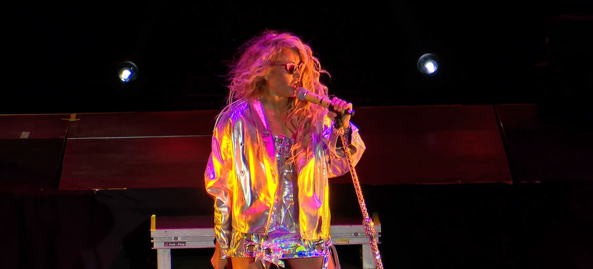 Paulina Rubio en su único concierto en España, 22 de junio de 2025