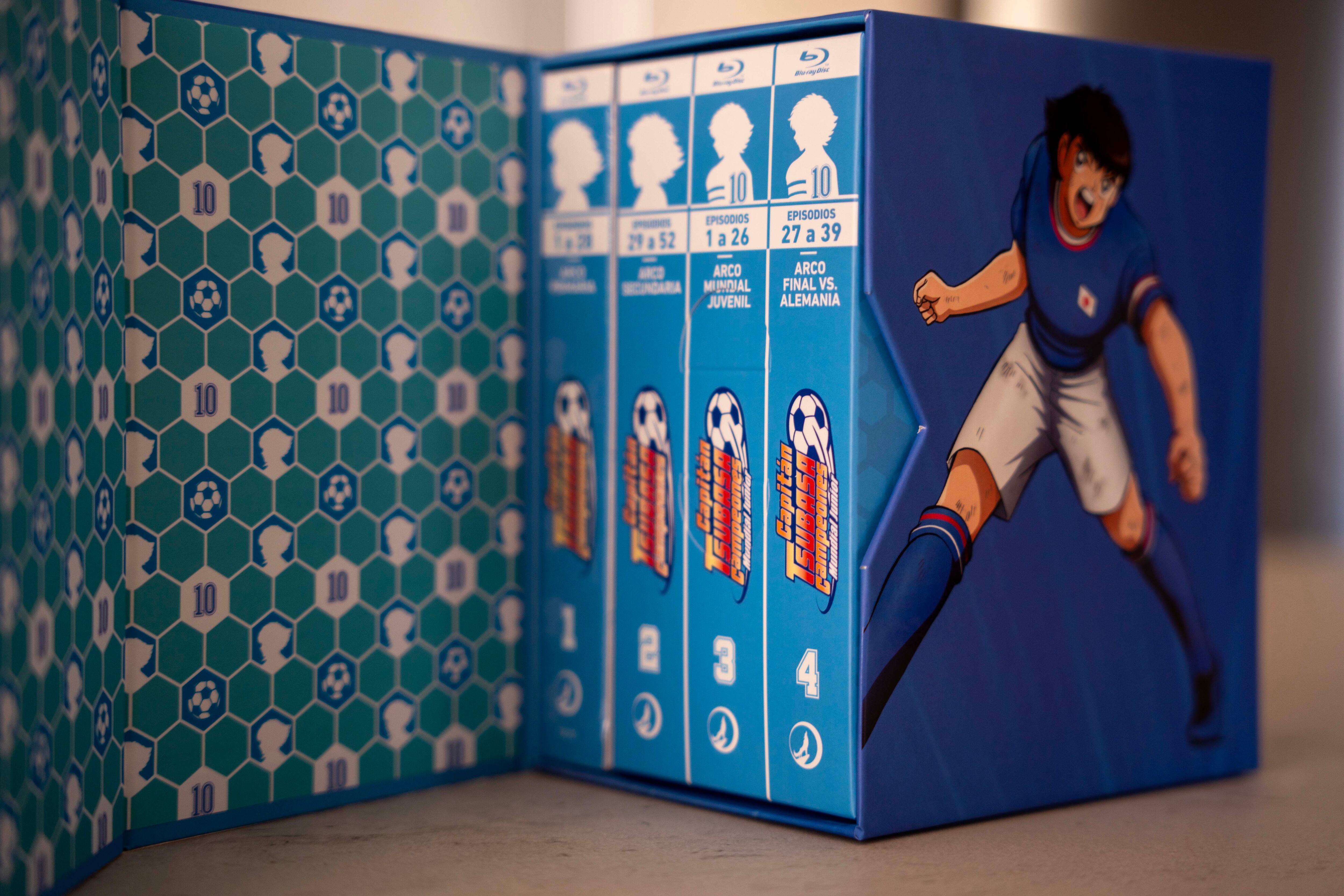 Edición de Captain Tsubasa en Blu-Ray de Selecta Visión.