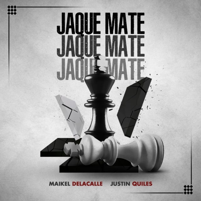 Portada de Jaque Mate, el nuevo single de Maikel Delacalle junto a Justin Quiles