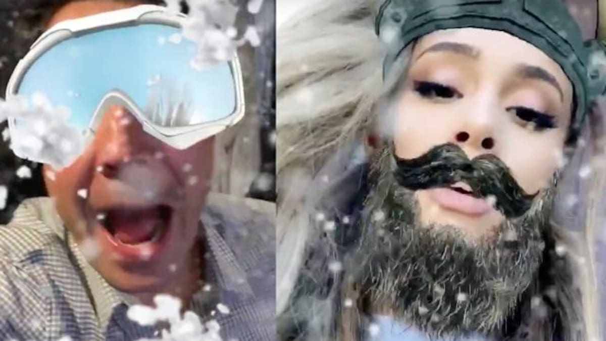 Ariana Grande vrs Jimmy Fallon en Snapchat